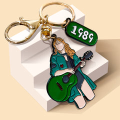 Cute Taylor Badge Keychain Pendant