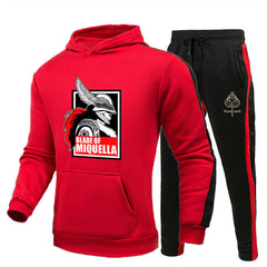 Men's Game Color Block Hoodie Sweatpants Set