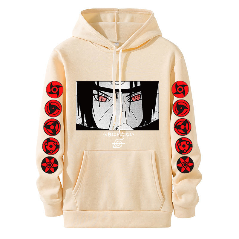 Unisex Anime Graphic Print Casual Hoodie