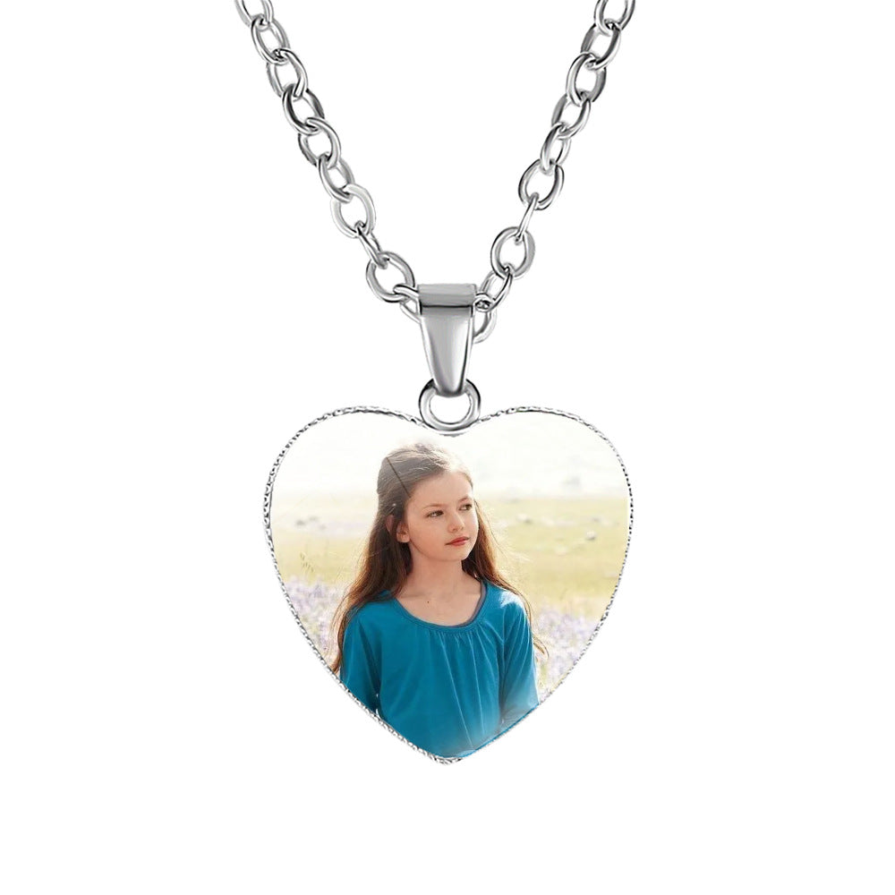Twilight Heart Pendant Necklace
