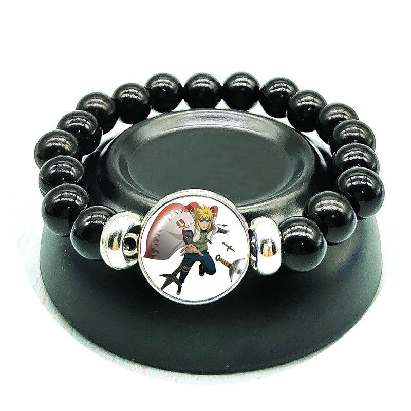 Anime Time Gemstone Beaded Bracelet