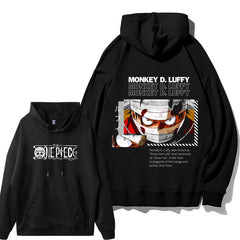 Unisex Straw Hat Luffy Loose Hoodie