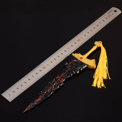 ER Maliketh's Black Blade Sword Model 8.66-Inch Metal Craft Sword