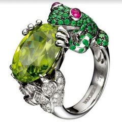 Chic Frog Shape Ring Jewelry