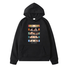 Creative Casual Anime Pattern Loose Hoodie