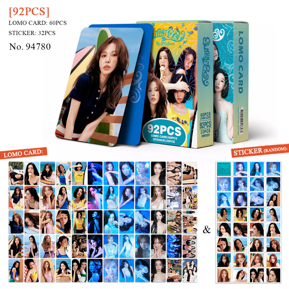 92PCS RV Surfin' Boy Photocard Sticker