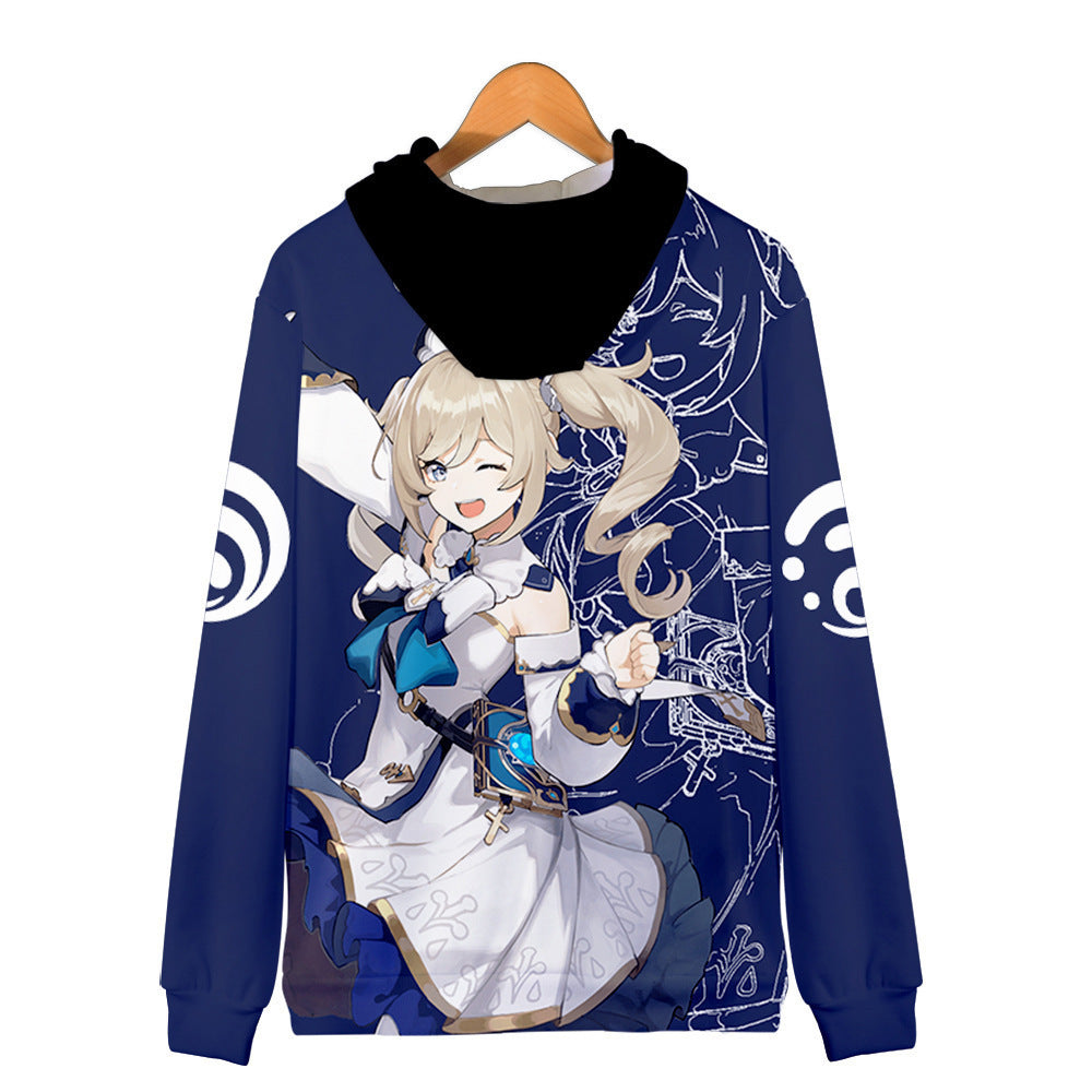 Unisex Game 3D Print Relaxed Fit Hoodie