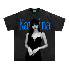 Retro Karina Poster Short-sleeved T-shirt