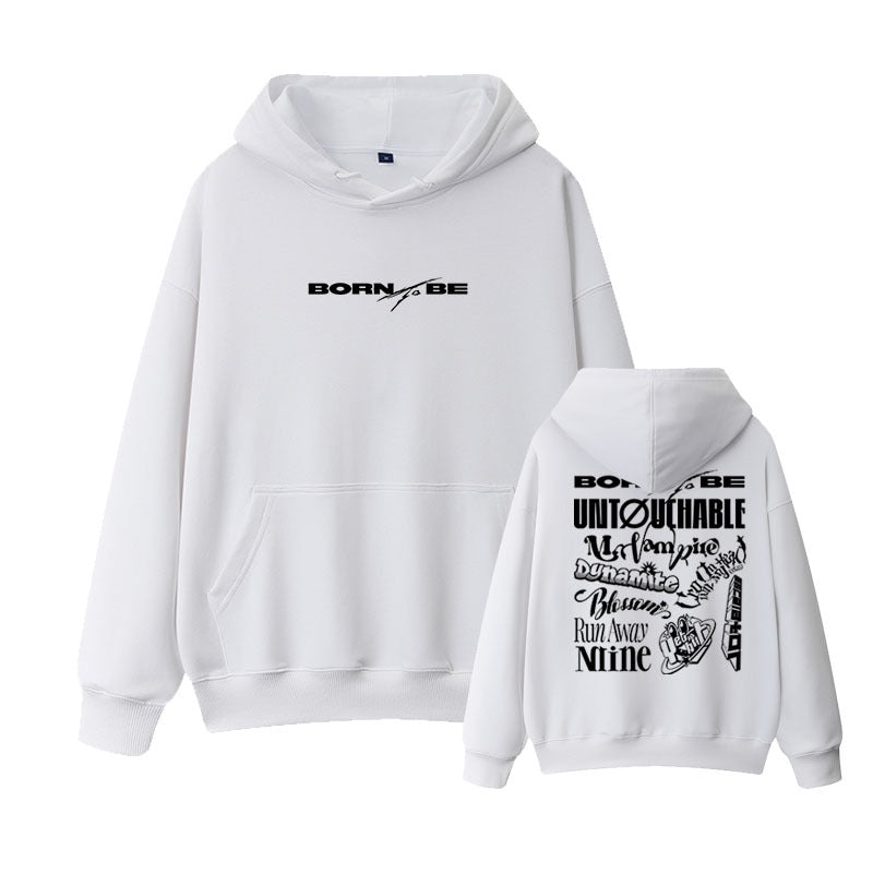 BORN TO BE Tour Cotton Hoodie Top
