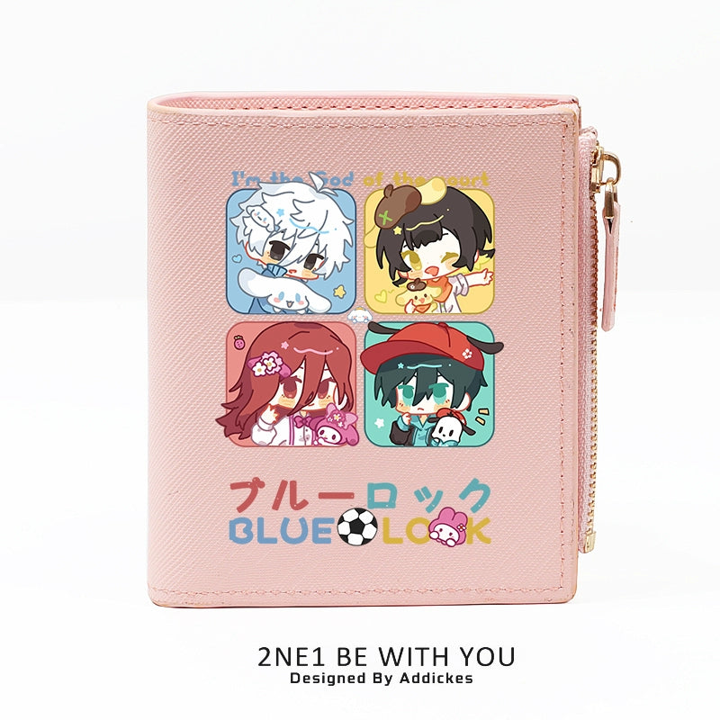 Manga Anime PU Zipper Wallet