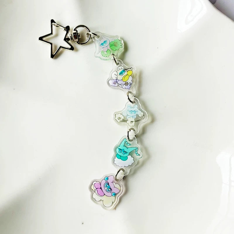 RV Acrylic Pendant Keychain