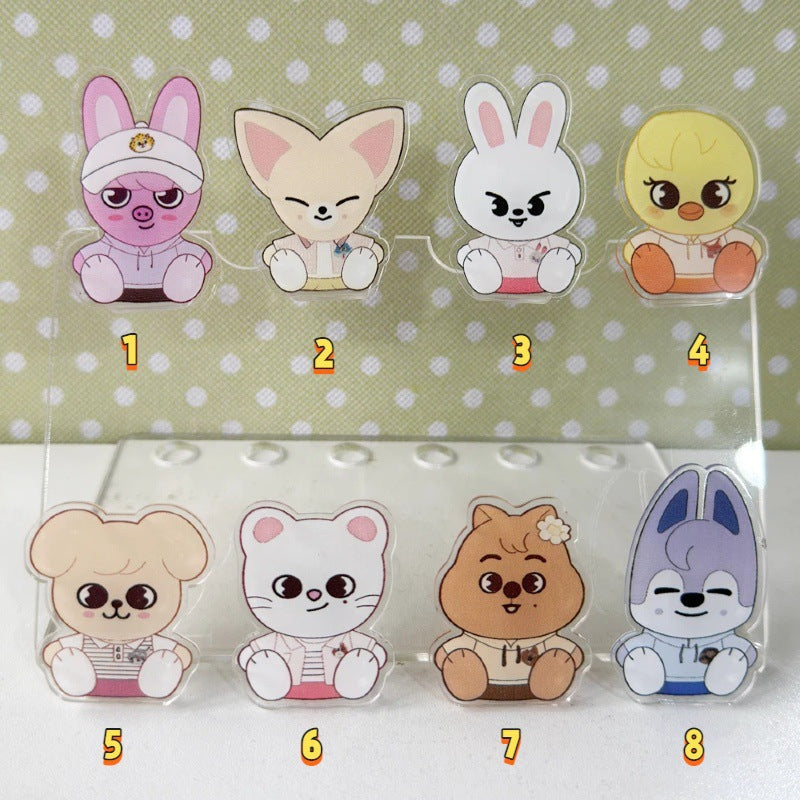 SKZ Acrylic PP Clip 8PCS