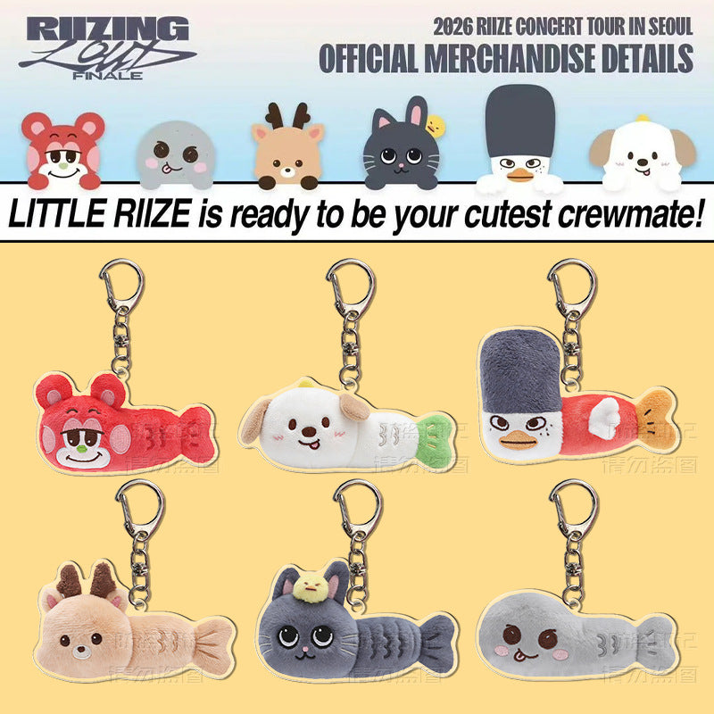 "RIIZING LOUD" Prayer Fish Acrylic Keychain