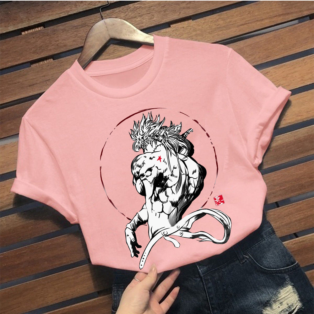 Casual JOJO Graphic Short Sleeve Summer Tee