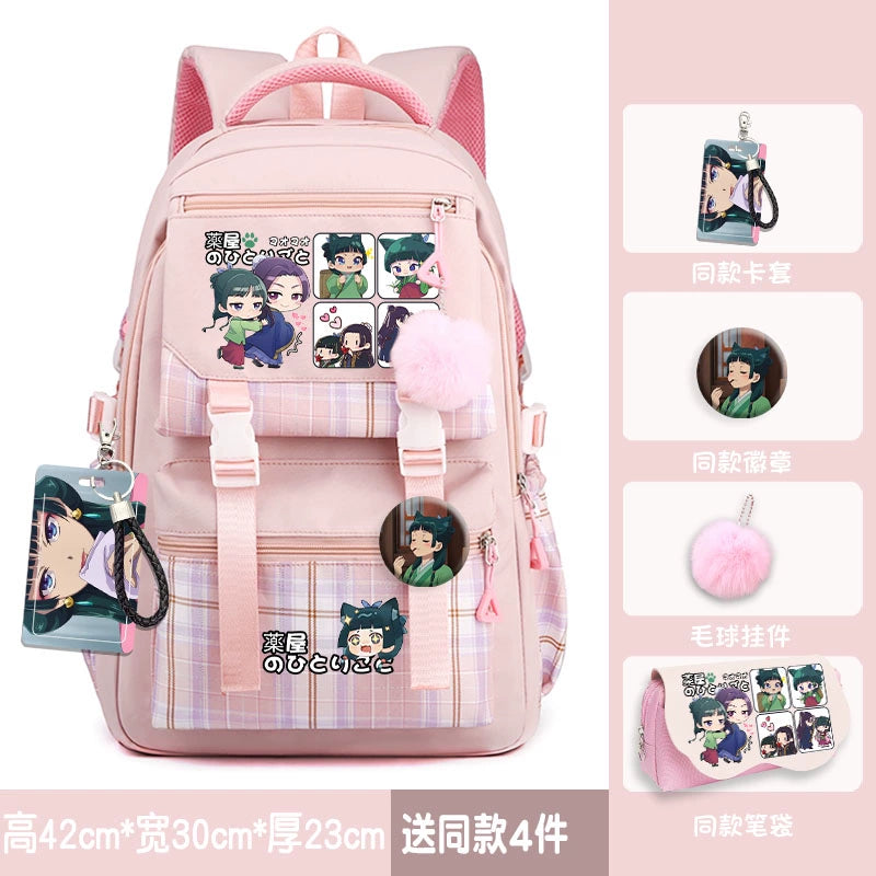 Cute Anime Pattern Large Capacity Backpack