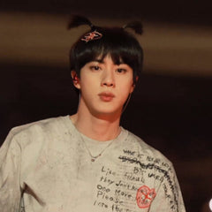 Jin Vintage Graffiti Short-sleeved T-shirt Top