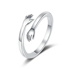 Niche Hugging Sterling Silver Ring