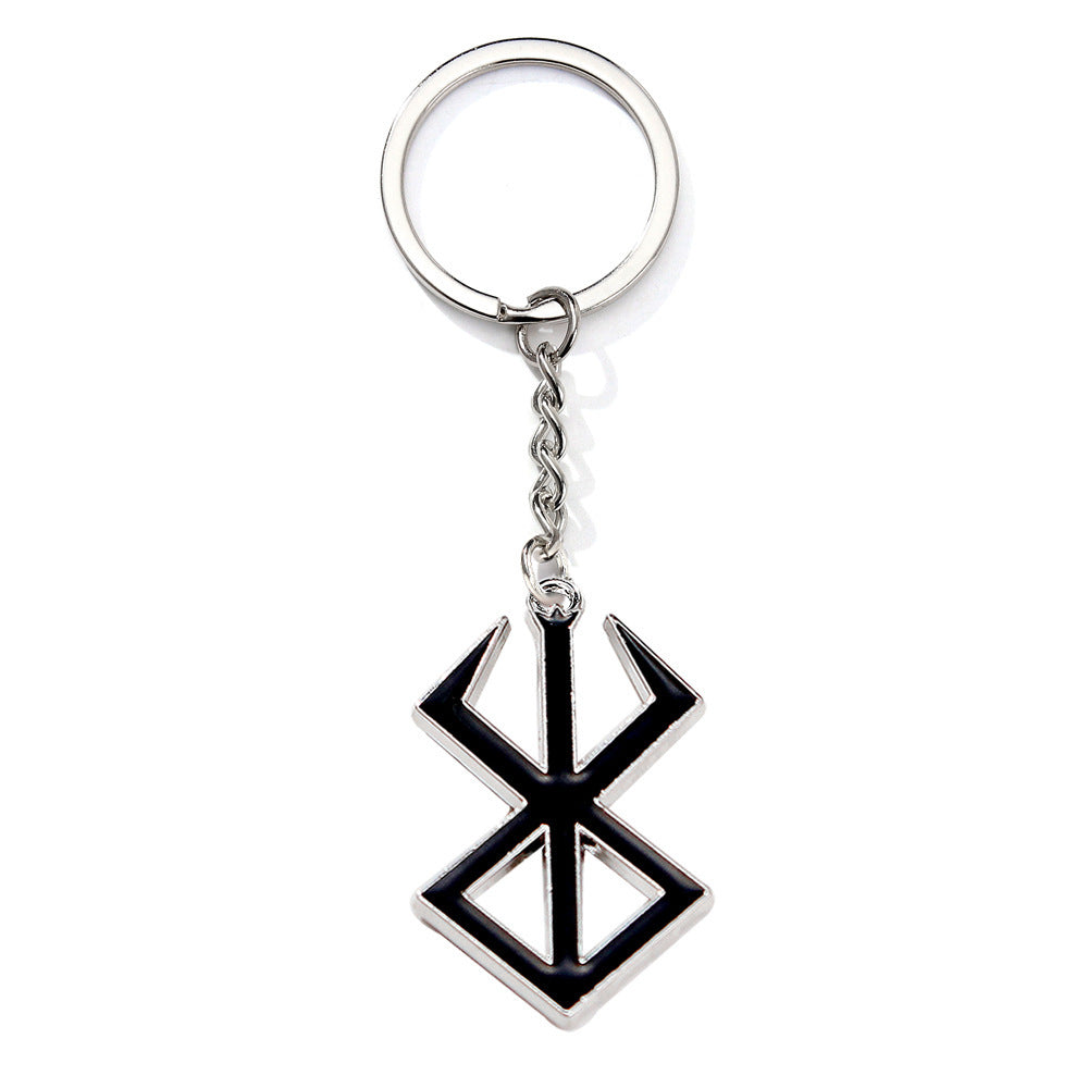 Trendy Anime Logo Necklace Keychain