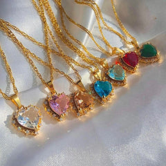 Crystal Heart Necklace