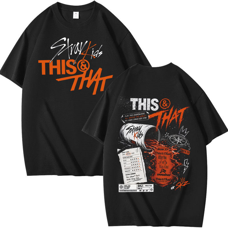SKZ This & That Choreography Printed Short Sleeve T-Shirt