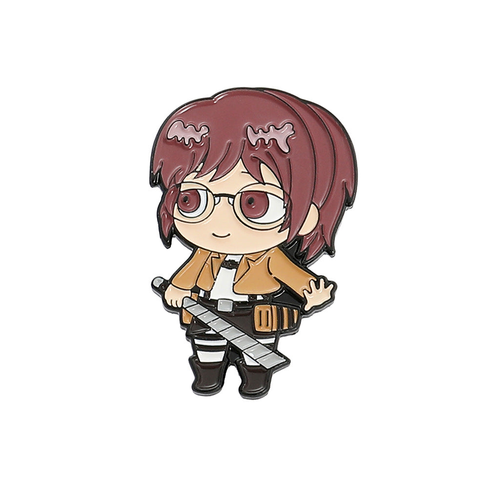Anime Metal Brooch Badge