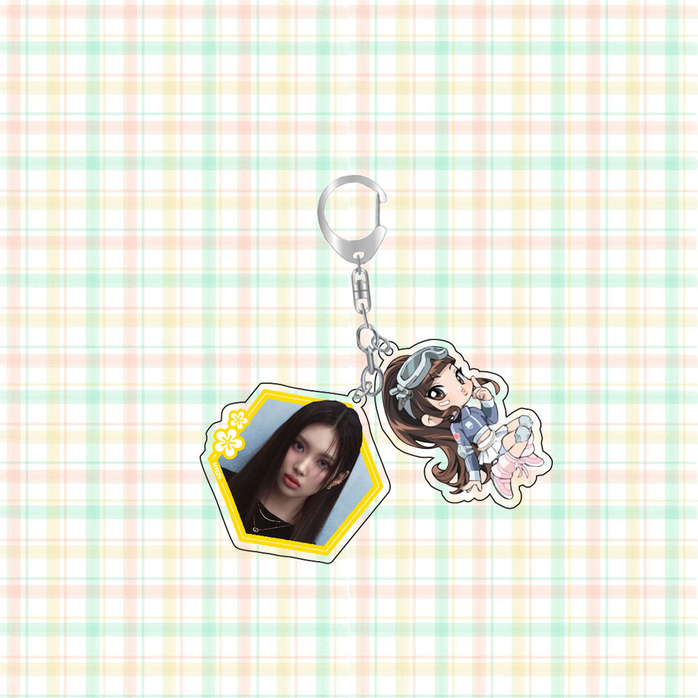 Hanni Key Chain NJZ DANIELLE HAERIN HANNI Keychain Bag Pendant – TTAesthetic
