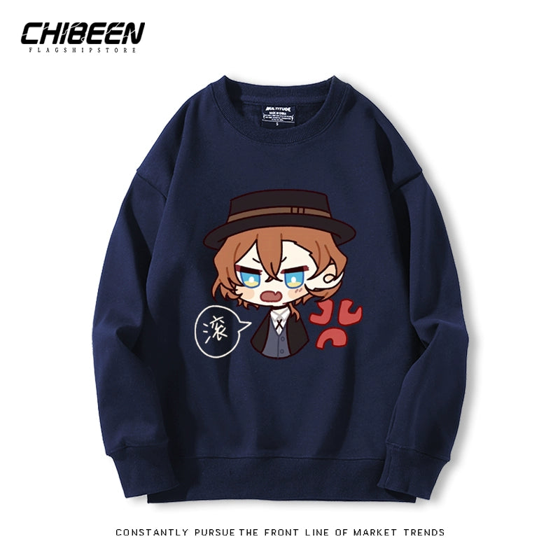 Dazai Anime Crew Neck Sweatshirt Top