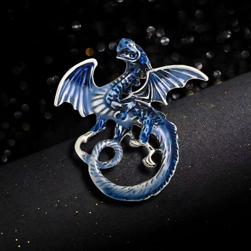 Retro Cartoon Dragon Shape Brooch