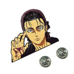 Eren Anime Metal Brooch