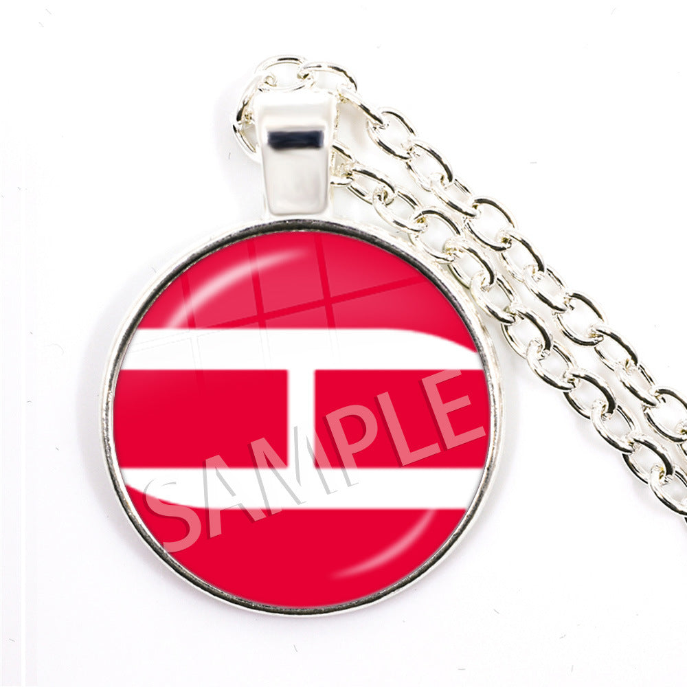 ARIRANG Round Gem Pendant Necklace