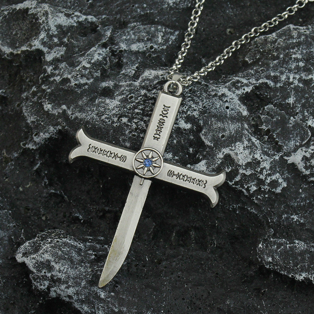 Cool Sword Cos Necklace Keychain Pendant