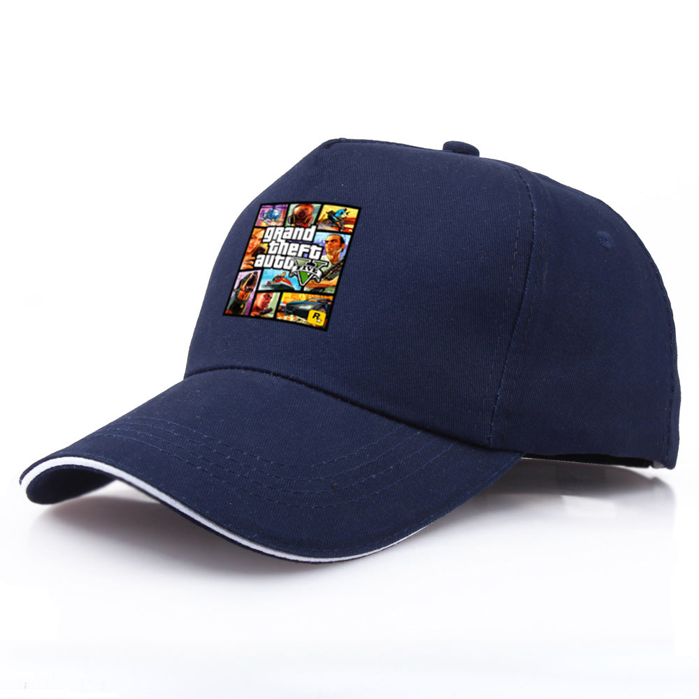 Casual Game Logo Printed Baseball Cap