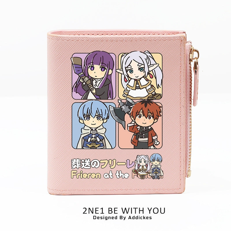 Anime Short Zipper Wallet