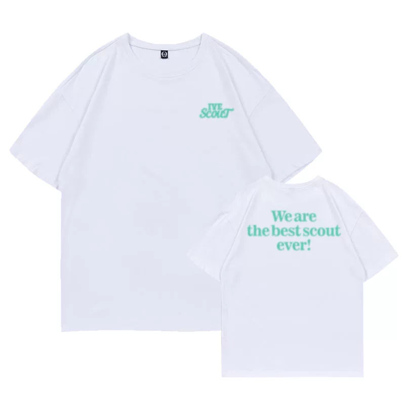 IVE Letter Printed Short-sleeved T-shirt