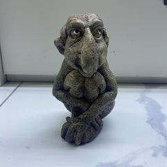 Funny Troll Courtyard Ornament Spoof Decoration