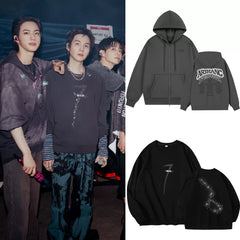BTS ARIRANG Tour Print Zipper Hoodie Top
