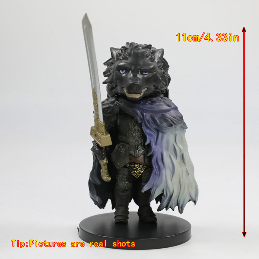 Blaidd the Half-Wolf Ornament Doll