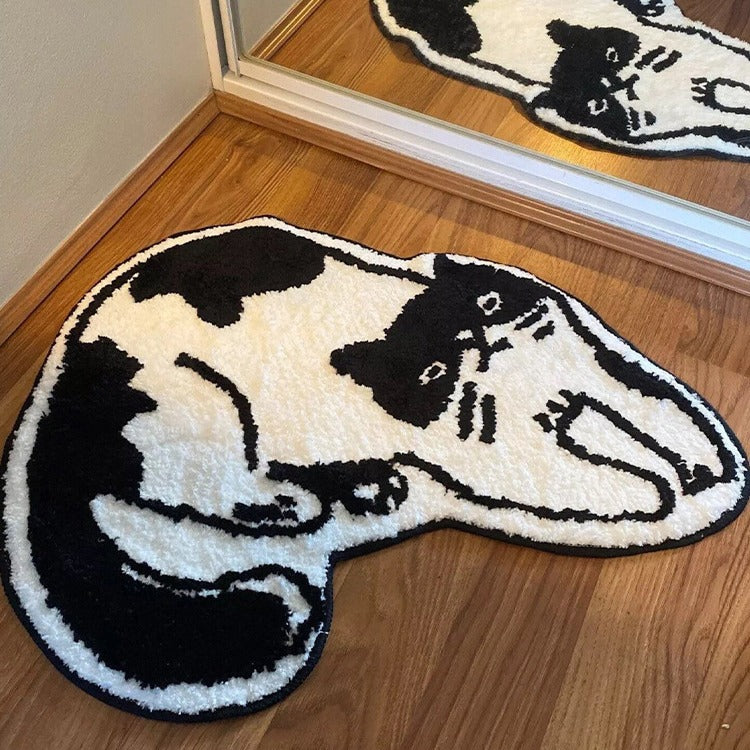 Black and White Cat MAT