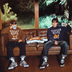 J-HOPE HUMAN HOPE Printed Crew Neck Sweatshirt