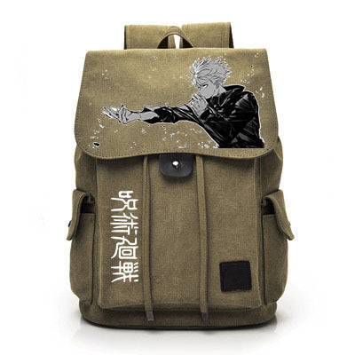 Retro Anime Canvas Schoolbag Backpack