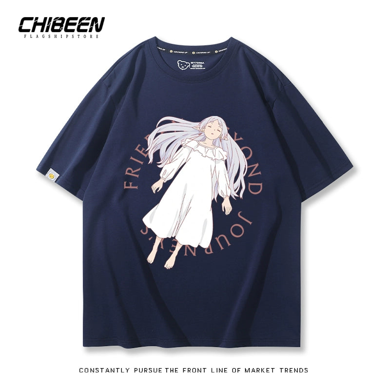 Unisex Anime Cotton Short Sleeve T-Shirt