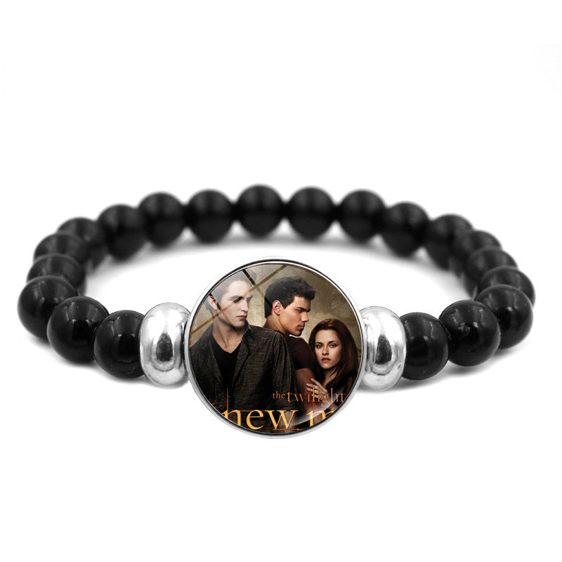 Women's Twilight Beaded Elastic Bracelet