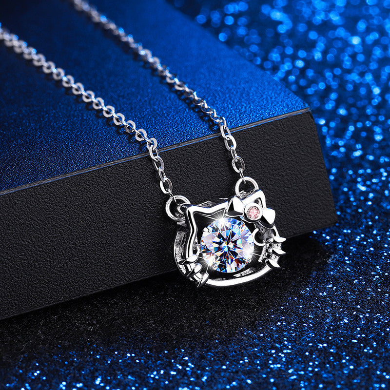 Cute Kitty Cat Necklace