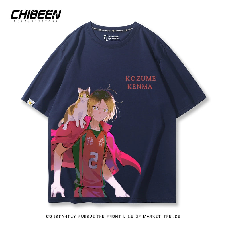 Kenma Graphic Print Short Sleeve T-Shirt
