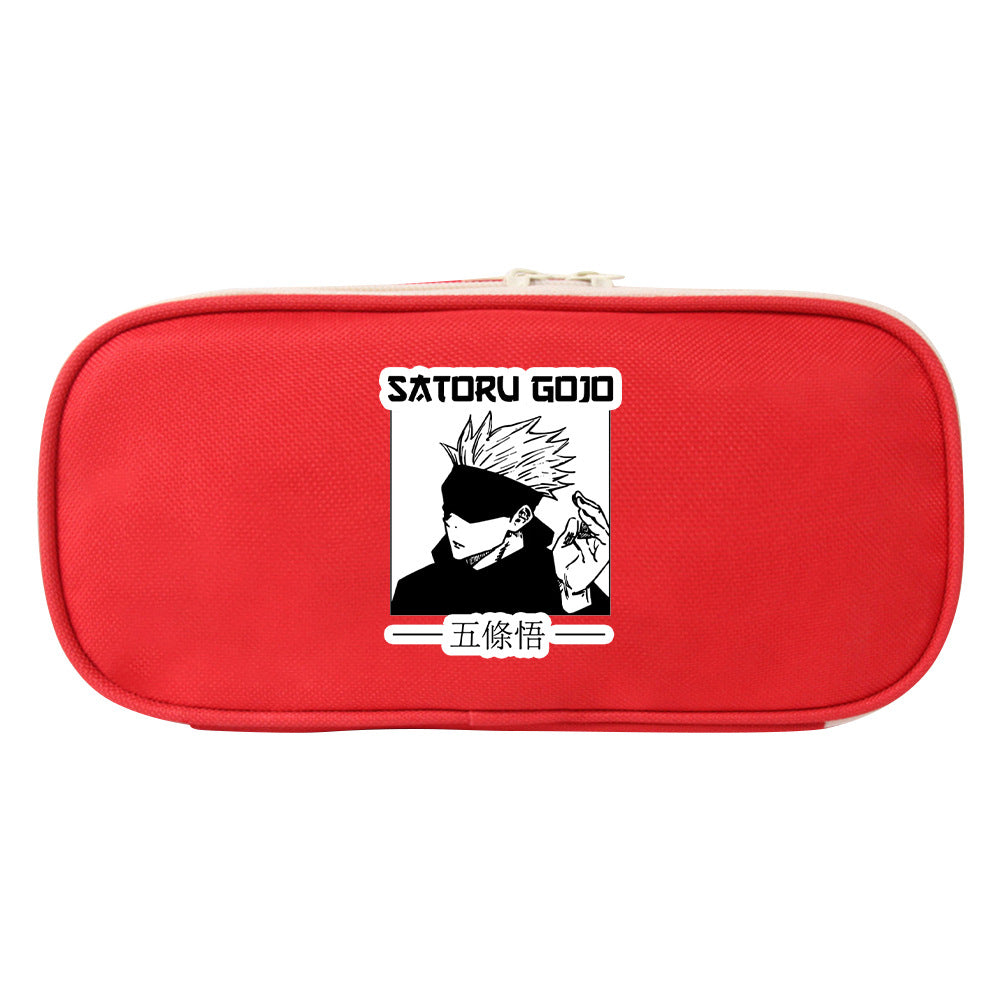 Trendy Anime Stationery Zipper Pencil Case