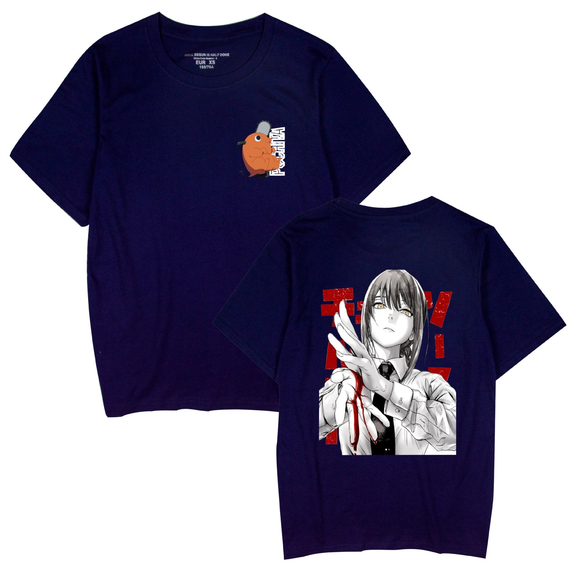 Men's and Women's Anime Printed T-Shirt Top