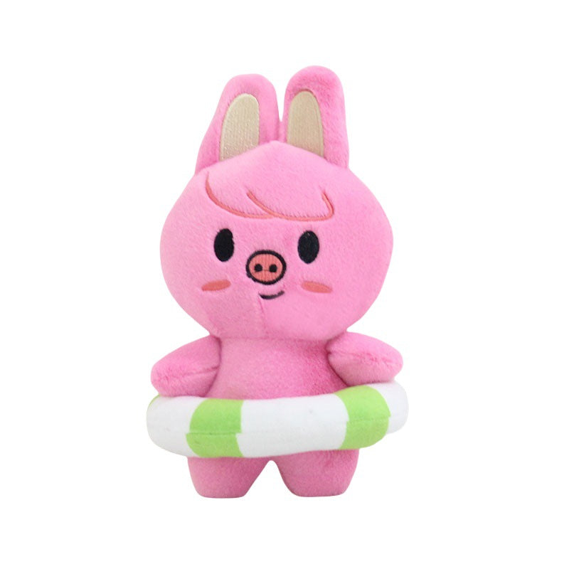 Kpop Members Cartoon Character “Swim Day” Plushies