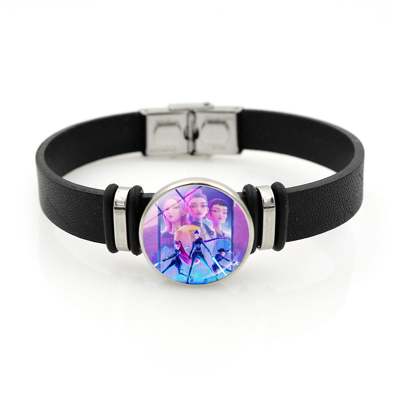 Versatile KPDH Leather Bracelet