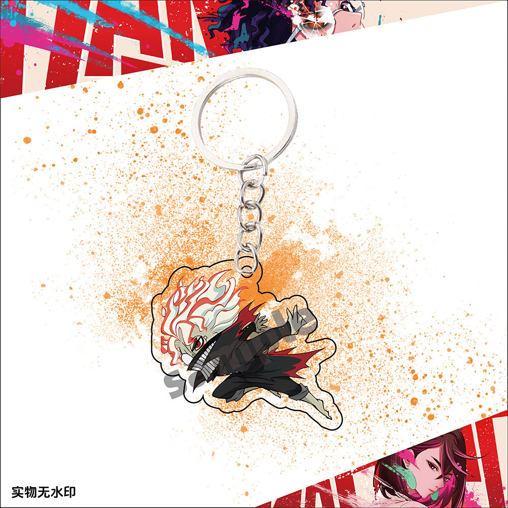 Cute Anime Acrylic Keychain Pendant