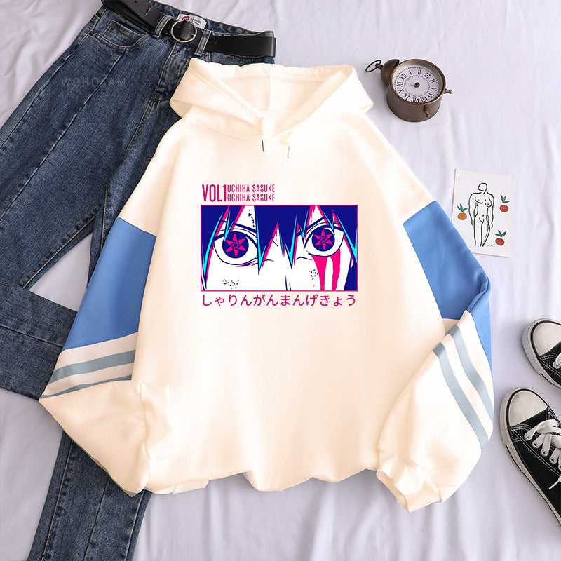 Casual Unisex Sasuke Printed Loose Hoodie